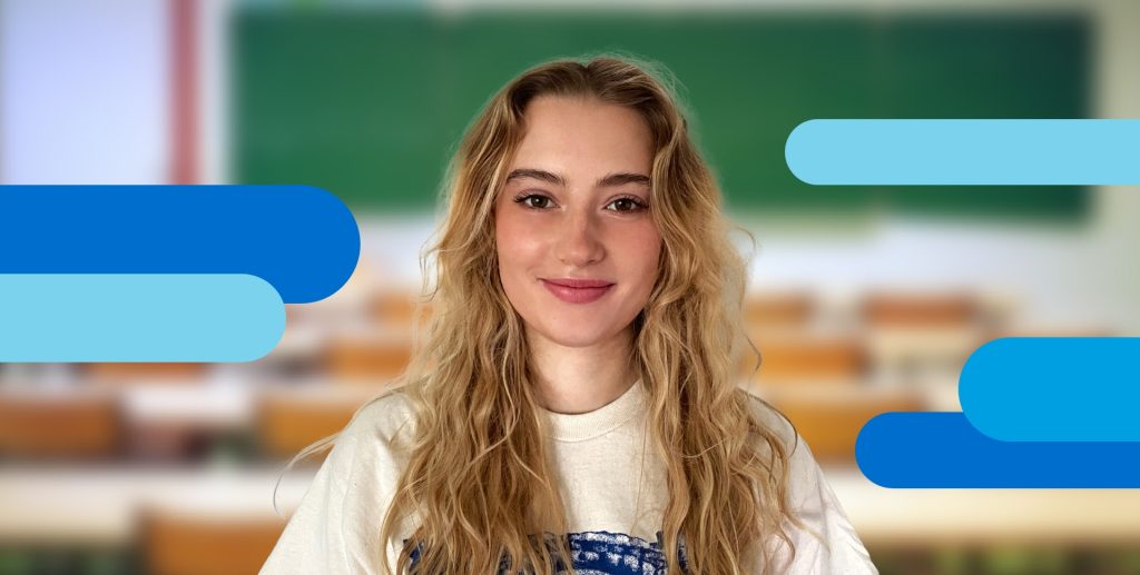 Maruscha Schaulin, eine junge Lehramtsstudentin